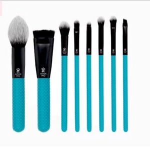 Moda Pro 8 Piece Glam Makeup Face & Eye Brush Set BNIB